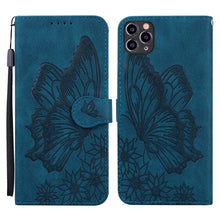 Load image into Gallery viewer, Retro Skin Feel Butterflies Embossing Horizontal Flip Leather Case with Holder &amp; Card Slots &amp; Wallet, For iPhone 6 / 6s, For iPhone 6 Plus / 6s Plus, For iPhone SE 2022 / SE 2020 / 8 / 7, For iPhone 8 Plus / 7Plus, For iPhone 11, For iPhone 11 Pro     ...