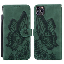Load image into Gallery viewer, Retro Skin Feel Butterflies Embossing Horizontal Flip Leather Case with Holder &amp; Card Slots &amp; Wallet, For iPhone 6 / 6s, For iPhone 6 Plus / 6s Plus, For iPhone SE 2022 / SE 2020 / 8 / 7, For iPhone 8 Plus / 7Plus, For iPhone 11, For iPhone 11 Pro     ...