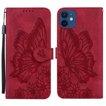 Load image into Gallery viewer, Retro Skin Feel Butterflies Embossing Horizontal Flip Leather Case with Holder &amp; Card Slots &amp; Wallet, For iPhone 6 / 6s, For iPhone 6 Plus / 6s Plus, For iPhone SE 2022 / SE 2020 / 8 / 7, For iPhone 8 Plus / 7Plus, For iPhone 11, For iPhone 11 Pro     ...