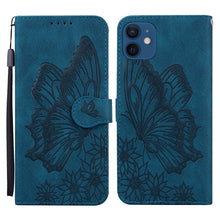 Load image into Gallery viewer, Retro Skin Feel Butterflies Embossing Horizontal Flip Leather Case with Holder &amp; Card Slots &amp; Wallet, For iPhone 6 / 6s, For iPhone 6 Plus / 6s Plus, For iPhone SE 2022 / SE 2020 / 8 / 7, For iPhone 8 Plus / 7Plus, For iPhone 11, For iPhone 11 Pro     ...