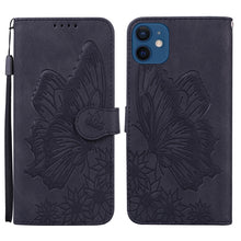 Load image into Gallery viewer, Retro Skin Feel Butterflies Embossing Horizontal Flip Leather Case with Holder &amp; Card Slots &amp; Wallet, For iPhone 6 / 6s, For iPhone 6 Plus / 6s Plus, For iPhone SE 2022 / SE 2020 / 8 / 7, For iPhone 8 Plus / 7Plus, For iPhone 11, For iPhone 11 Pro     ...