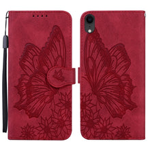 Load image into Gallery viewer, Retro Skin Feel Butterflies Embossing Horizontal Flip Leather Case with Holder &amp; Card Slots &amp; Wallet, For iPhone 12 Pro Max, For iPhone XR, For iPhone X / XS, For iPhone XS Max