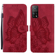 Load image into Gallery viewer, Retro Skin Feel Butterflies Embossing Horizontal Flip Leather Case with Holder &amp; Card Slots &amp; Wallet, For Xiaomi Mi 10T Pro 5G, For Xiaomi Mi 10T Lite 5G