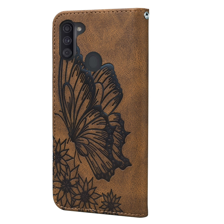 Retro Skin Feel Butterflies Embossing Horizontal Flip Leather Case with Holder & Card Slots & Wallet, For Samsung Galaxy A11, For Samsung Galaxy A12 5G, For Samsung Galaxy A21, For Samsung Galaxy A21s, For Samsung Galaxy A42 5G, For Samsung Galaxy A51 ...