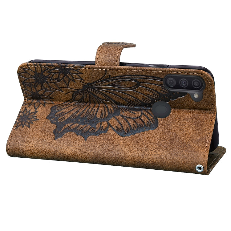 Retro Skin Feel Butterflies Embossing Horizontal Flip Leather Case with Holder & Card Slots & Wallet, For Samsung Galaxy A11, For Samsung Galaxy A12 5G, For Samsung Galaxy A21, For Samsung Galaxy A21s, For Samsung Galaxy A42 5G, For Samsung Galaxy A51 ...