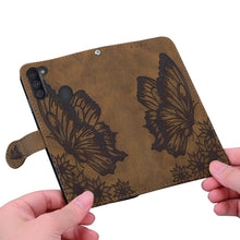 Load image into Gallery viewer, Retro Skin Feel Butterflies Embossing Horizontal Flip Leather Case with Holder &amp; Card Slots &amp; Wallet, For Samsung Galaxy A11, For Samsung Galaxy A12 5G, For Samsung Galaxy A21, For Samsung Galaxy A21s, For Samsung Galaxy A42 5G, For Samsung Galaxy A51 ...