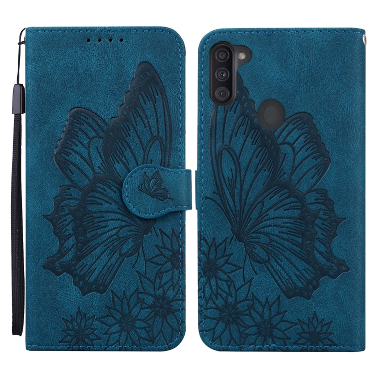 Retro Skin Feel Butterflies Embossing Horizontal Flip Leather Case with Holder & Card Slots & Wallet, For Samsung Galaxy A11, For Samsung Galaxy A12 5G, For Samsung Galaxy A21, For Samsung Galaxy A21s, For Samsung Galaxy A42 5G, For Samsung Galaxy A51 ...
