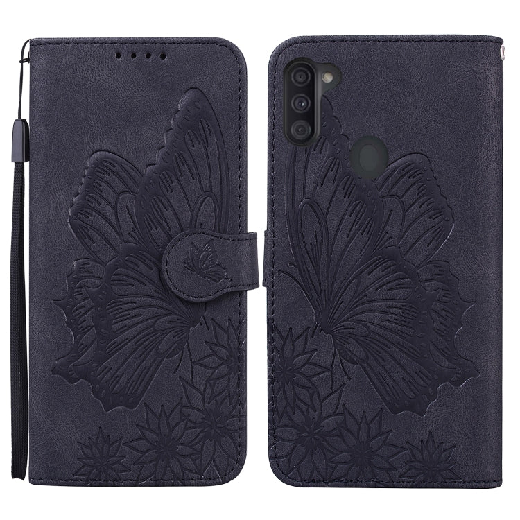 Retro Skin Feel Butterflies Embossing Horizontal Flip Leather Case with Holder & Card Slots & Wallet, For Samsung Galaxy A11, For Samsung Galaxy A12 5G, For Samsung Galaxy A21, For Samsung Galaxy A21s, For Samsung Galaxy A42 5G, For Samsung Galaxy A51 ...