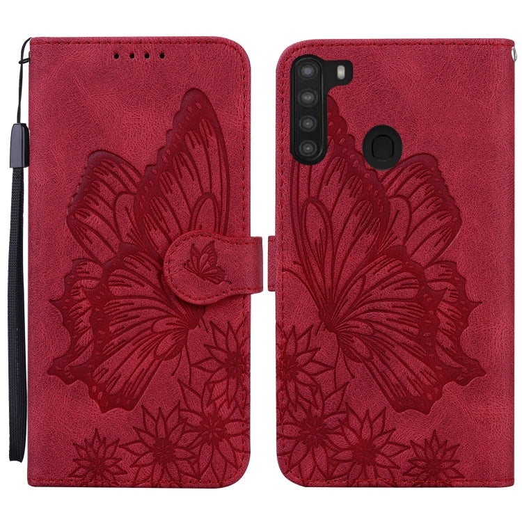 Retro Skin Feel Butterflies Embossing Horizontal Flip Leather Case with Holder & Card Slots & Wallet, For Samsung Galaxy A11, For Samsung Galaxy A12 5G, For Samsung Galaxy A21, For Samsung Galaxy A21s, For Samsung Galaxy A42 5G, For Samsung Galaxy A51 ...