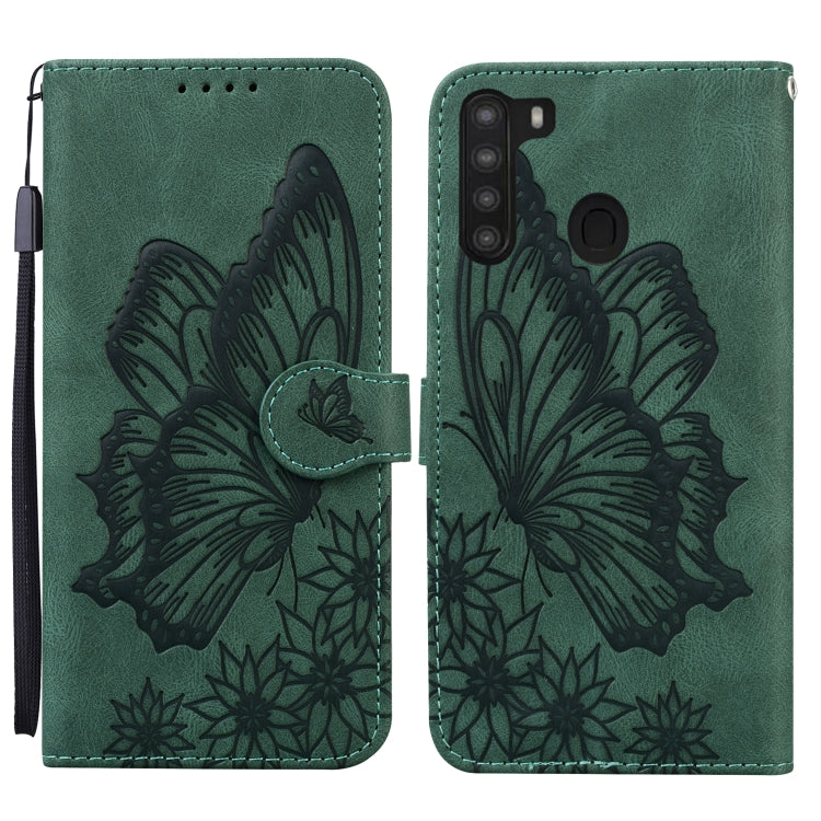 Retro Skin Feel Butterflies Embossing Horizontal Flip Leather Case with Holder & Card Slots & Wallet, For Samsung Galaxy A11, For Samsung Galaxy A12 5G, For Samsung Galaxy A21, For Samsung Galaxy A21s, For Samsung Galaxy A42 5G, For Samsung Galaxy A51 ...