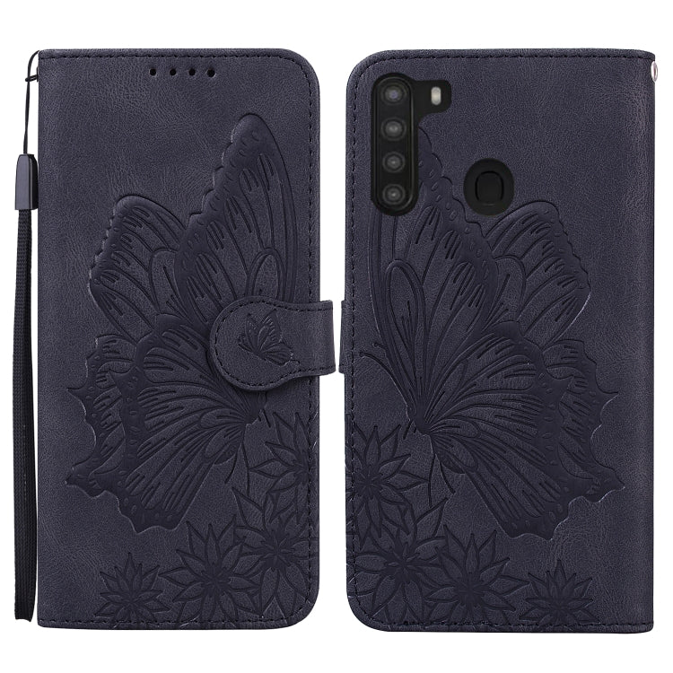 Retro Skin Feel Butterflies Embossing Horizontal Flip Leather Case with Holder & Card Slots & Wallet, For Samsung Galaxy A11, For Samsung Galaxy A12 5G, For Samsung Galaxy A21, For Samsung Galaxy A21s, For Samsung Galaxy A42 5G, For Samsung Galaxy A51 ...
