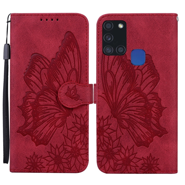 Retro Skin Feel Butterflies Embossing Horizontal Flip Leather Case with Holder & Card Slots & Wallet, For Samsung Galaxy A11, For Samsung Galaxy A12 5G, For Samsung Galaxy A21, For Samsung Galaxy A21s, For Samsung Galaxy A42 5G, For Samsung Galaxy A51 ...