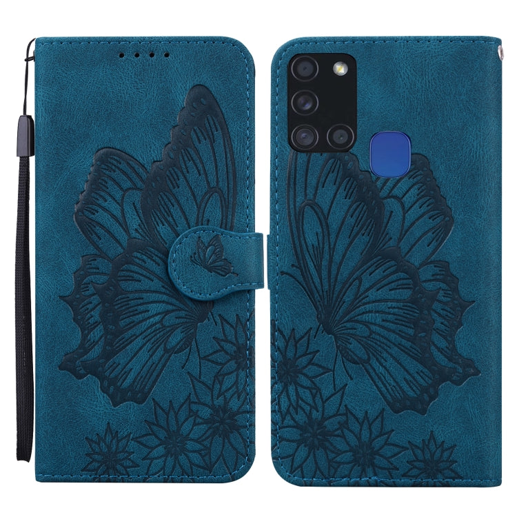 Retro Skin Feel Butterflies Embossing Horizontal Flip Leather Case with Holder & Card Slots & Wallet, For Samsung Galaxy A11, For Samsung Galaxy A12 5G, For Samsung Galaxy A21, For Samsung Galaxy A21s, For Samsung Galaxy A42 5G, For Samsung Galaxy A51 ...