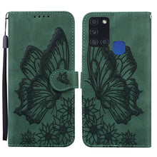 Load image into Gallery viewer, Retro Skin Feel Butterflies Embossing Horizontal Flip Leather Case with Holder &amp; Card Slots &amp; Wallet, For Samsung Galaxy A11, For Samsung Galaxy A12 5G, For Samsung Galaxy A21, For Samsung Galaxy A21s, For Samsung Galaxy A42 5G, For Samsung Galaxy A51 ...