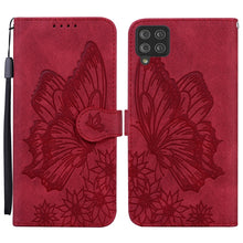 Load image into Gallery viewer, Retro Skin Feel Butterflies Embossing Horizontal Flip Leather Case with Holder &amp; Card Slots &amp; Wallet, For Samsung Galaxy A11, For Samsung Galaxy A12 5G, For Samsung Galaxy A21, For Samsung Galaxy A21s, For Samsung Galaxy A42 5G, For Samsung Galaxy A51 ...
