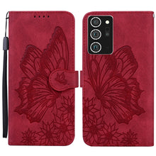 Load image into Gallery viewer, Retro Skin Feel Butterflies Embossing Horizontal Flip Leather Case with Holder &amp; Card Slots &amp; Wallet, For Samsung Galaxy A11, For Samsung Galaxy A12 5G, For Samsung Galaxy A21, For Samsung Galaxy A21s, For Samsung Galaxy A42 5G, For Samsung Galaxy A51 ...