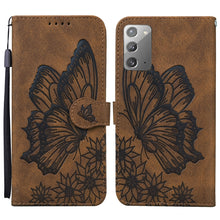 Load image into Gallery viewer, Retro Skin Feel Butterflies Embossing Horizontal Flip Leather Case with Holder &amp; Card Slots &amp; Wallet, For Samsung Galaxy A11, For Samsung Galaxy A12 5G, For Samsung Galaxy A21, For Samsung Galaxy A21s, For Samsung Galaxy A42 5G, For Samsung Galaxy A51 ...