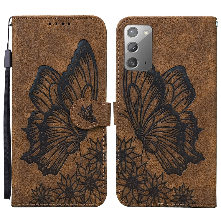 Retro Skin Feel Butterflies Embossing Horizontal Flip Leather Case with Holder & Card Slots & Wallet, For Samsung Galaxy Note20 5G, For Samsung Galaxy S20, For Samsung Galaxy S20 FE, For Samsung Galaxy S20+, For Samsung Galaxy S20 Ultra                ...