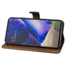 Load image into Gallery viewer, Retro Skin Feel Butterflies Embossing Horizontal Flip Leather Case with Holder &amp; Card Slots &amp; Wallet, For Samsung Galaxy Note20 5G, For Samsung Galaxy S20, For Samsung Galaxy S20 FE, For Samsung Galaxy S20+, For Samsung Galaxy S20 Ultra                ...