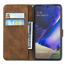 Load image into Gallery viewer, Retro Skin Feel Butterflies Embossing Horizontal Flip Leather Case with Holder &amp; Card Slots &amp; Wallet, For Samsung Galaxy Note20 5G, For Samsung Galaxy S20, For Samsung Galaxy S20 FE, For Samsung Galaxy S20+, For Samsung Galaxy S20 Ultra                ...