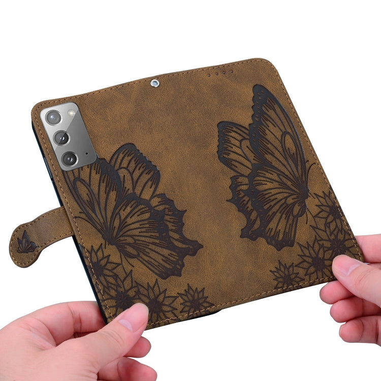 Retro Skin Feel Butterflies Embossing Horizontal Flip Leather Case with Holder & Card Slots & Wallet, For Samsung Galaxy Note20 5G, For Samsung Galaxy S20, For Samsung Galaxy S20 FE, For Samsung Galaxy S20+, For Samsung Galaxy S20 Ultra                ...