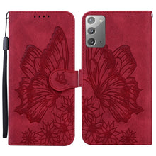 Load image into Gallery viewer, Retro Skin Feel Butterflies Embossing Horizontal Flip Leather Case with Holder &amp; Card Slots &amp; Wallet, For Samsung Galaxy Note20 5G, For Samsung Galaxy S20, For Samsung Galaxy S20 FE, For Samsung Galaxy S20+, For Samsung Galaxy S20 Ultra                ...