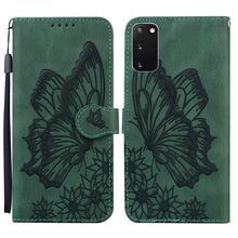 Load image into Gallery viewer, Retro Skin Feel Butterflies Embossing Horizontal Flip Leather Case with Holder &amp; Card Slots &amp; Wallet, For Samsung Galaxy Note20 5G, For Samsung Galaxy S20, For Samsung Galaxy S20 FE, For Samsung Galaxy S20+, For Samsung Galaxy S20 Ultra                ...