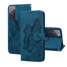 Load image into Gallery viewer, Retro Skin Feel Butterflies Embossing Horizontal Flip Leather Case with Holder &amp; Card Slots &amp; Wallet, For Samsung Galaxy Note20 5G, For Samsung Galaxy S20, For Samsung Galaxy S20 FE, For Samsung Galaxy S20+, For Samsung Galaxy S20 Ultra                ...