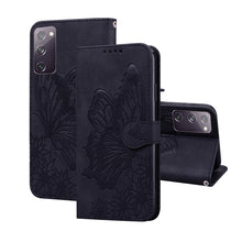 Load image into Gallery viewer, Retro Skin Feel Butterflies Embossing Horizontal Flip Leather Case with Holder &amp; Card Slots &amp; Wallet, For Samsung Galaxy Note20 5G, For Samsung Galaxy S20, For Samsung Galaxy S20 FE, For Samsung Galaxy S20+, For Samsung Galaxy S20 Ultra                ...