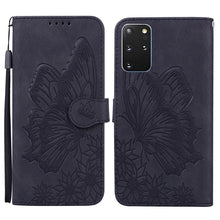 Load image into Gallery viewer, Retro Skin Feel Butterflies Embossing Horizontal Flip Leather Case with Holder &amp; Card Slots &amp; Wallet, For Samsung Galaxy Note20 5G, For Samsung Galaxy S20, For Samsung Galaxy S20 FE, For Samsung Galaxy S20+, For Samsung Galaxy S20 Ultra                ...