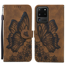 Load image into Gallery viewer, Retro Skin Feel Butterflies Embossing Horizontal Flip Leather Case with Holder &amp; Card Slots &amp; Wallet, For Samsung Galaxy Note20 5G, For Samsung Galaxy S20, For Samsung Galaxy S20 FE, For Samsung Galaxy S20+, For Samsung Galaxy S20 Ultra                ...