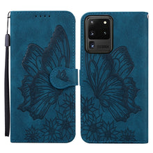 Load image into Gallery viewer, Retro Skin Feel Butterflies Embossing Horizontal Flip Leather Case with Holder &amp; Card Slots &amp; Wallet, For Samsung Galaxy Note20 5G, For Samsung Galaxy S20, For Samsung Galaxy S20 FE, For Samsung Galaxy S20+, For Samsung Galaxy S20 Ultra                ...