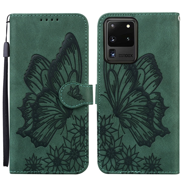 Retro Skin Feel Butterflies Embossing Horizontal Flip Leather Case with Holder & Card Slots & Wallet, For Samsung Galaxy Note20 5G, For Samsung Galaxy S20, For Samsung Galaxy S20 FE, For Samsung Galaxy S20+, For Samsung Galaxy S20 Ultra                ...
