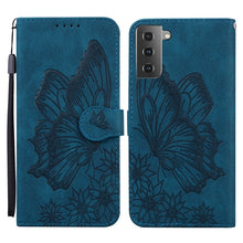 Load image into Gallery viewer, Retro Skin Feel Butterflies Embossing Horizontal Flip Leather Case with Holder &amp; Card Slots &amp; Wallet, For Samsung Galaxy Note20 5G, For Samsung Galaxy S20, For Samsung Galaxy S20 FE, For Samsung Galaxy S20+, For Samsung Galaxy S20 Ultra                ...
