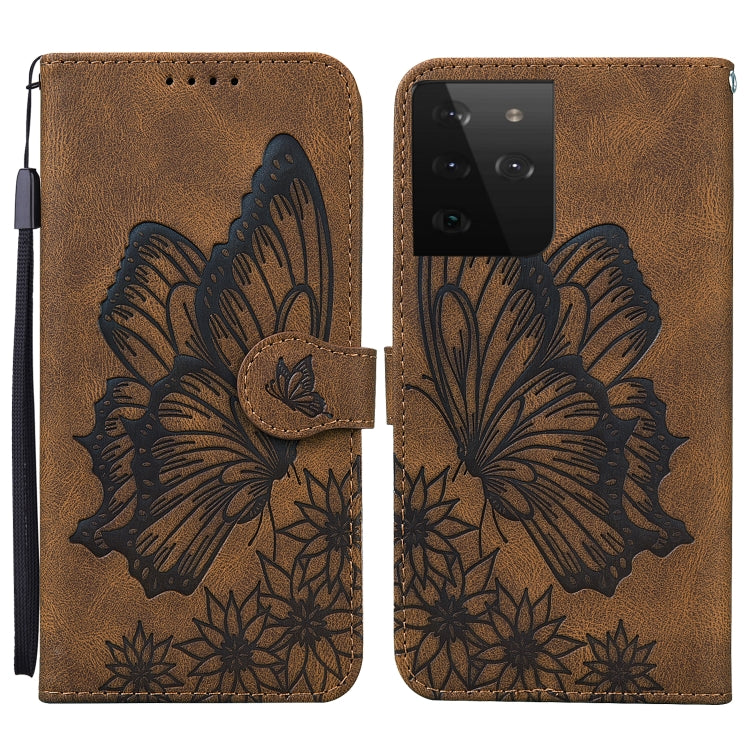 Retro Skin Feel Butterflies Embossing Horizontal Flip Leather Case with Holder & Card Slots & Wallet, For Samsung Galaxy Note20 5G, For Samsung Galaxy S20, For Samsung Galaxy S20 FE, For Samsung Galaxy S20+, For Samsung Galaxy S20 Ultra                ...