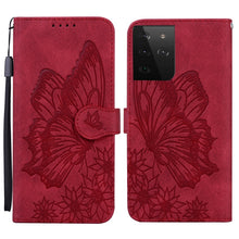 Load image into Gallery viewer, Retro Skin Feel Butterflies Embossing Horizontal Flip Leather Case with Holder &amp; Card Slots &amp; Wallet, For Samsung Galaxy Note20 5G, For Samsung Galaxy S20, For Samsung Galaxy S20 FE, For Samsung Galaxy S20+, For Samsung Galaxy S20 Ultra                ...