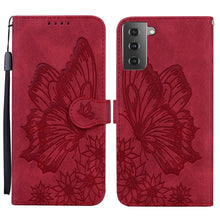 Load image into Gallery viewer, Retro Skin Feel Butterflies Embossing Horizontal Flip Leather Case with Holder &amp; Card Slots &amp; Wallet, For Samsung Galaxy Note20 5G, For Samsung Galaxy S20, For Samsung Galaxy S20 FE, For Samsung Galaxy S20+, For Samsung Galaxy S20 Ultra                ...