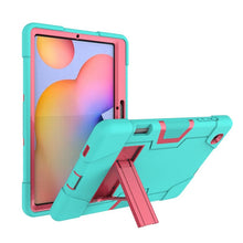 Load image into Gallery viewer, Contrast Color Robot Shockproof Silicon + PC Protective Case with Holder, For Samsung Galaxy Tab S6 Lite P610, For Samsung Galaxy Tab A 8.4 (2020) T307, For Samsung Galaxy Tab A7 10.4 (2020) T500
