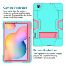 Load image into Gallery viewer, Contrast Color Robot Shockproof Silicon + PC Protective Case with Holder, For Samsung Galaxy Tab S6 Lite P610, For Samsung Galaxy Tab A 8.4 (2020) T307, For Samsung Galaxy Tab A7 10.4 (2020) T500