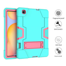Load image into Gallery viewer, Contrast Color Robot Shockproof Silicon + PC Protective Case with Holder, For Samsung Galaxy Tab S6 Lite P610, For Samsung Galaxy Tab A 8.4 (2020) T307, For Samsung Galaxy Tab A7 10.4 (2020) T500