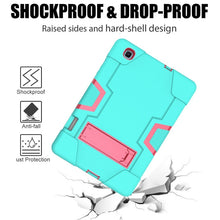 Load image into Gallery viewer, Contrast Color Robot Shockproof Silicon + PC Protective Case with Holder, For Samsung Galaxy Tab S6 Lite P610, For Samsung Galaxy Tab A 8.4 (2020) T307, For Samsung Galaxy Tab A7 10.4 (2020) T500
