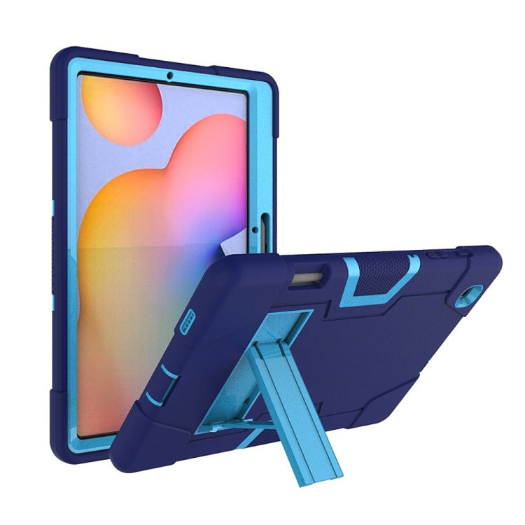 Contrast Color Robot Shockproof Silicon + PC Protective Case with Holder, For Samsung Galaxy Tab S6 Lite P610, For Samsung Galaxy Tab A 8.4 (2020) T307, For Samsung Galaxy Tab A7 10.4 (2020) T500
