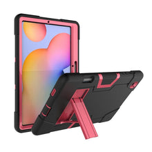 Load image into Gallery viewer, Contrast Color Robot Shockproof Silicon + PC Protective Case with Holder, For Samsung Galaxy Tab S6 Lite P610, For Samsung Galaxy Tab A 8.4 (2020) T307, For Samsung Galaxy Tab A7 10.4 (2020) T500