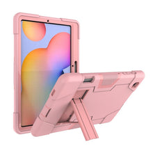Load image into Gallery viewer, Contrast Color Robot Shockproof Silicon + PC Protective Case with Holder, For Samsung Galaxy Tab S6 Lite P610, For Samsung Galaxy Tab A 8.4 (2020) T307, For Samsung Galaxy Tab A7 10.4 (2020) T500