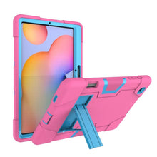 Load image into Gallery viewer, Contrast Color Robot Shockproof Silicon + PC Protective Case with Holder, For Samsung Galaxy Tab S6 Lite P610, For Samsung Galaxy Tab A 8.4 (2020) T307, For Samsung Galaxy Tab A7 10.4 (2020) T500