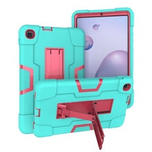 Load image into Gallery viewer, Contrast Color Robot Shockproof Silicon + PC Protective Case with Holder, For Samsung Galaxy Tab S6 Lite P610, For Samsung Galaxy Tab A 8.4 (2020) T307, For Samsung Galaxy Tab A7 10.4 (2020) T500
