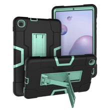 Load image into Gallery viewer, Contrast Color Robot Shockproof Silicon + PC Protective Case with Holder, For Samsung Galaxy Tab S6 Lite P610, For Samsung Galaxy Tab A 8.4 (2020) T307, For Samsung Galaxy Tab A7 10.4 (2020) T500
