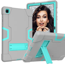 Load image into Gallery viewer, Contrast Color Robot Shockproof Silicon + PC Protective Case with Holder, For Samsung Galaxy Tab S6 Lite P610, For Samsung Galaxy Tab A 8.4 (2020) T307, For Samsung Galaxy Tab A7 10.4 (2020) T500