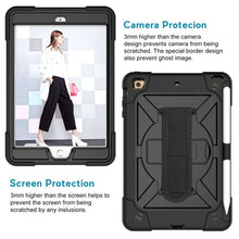 Load image into Gallery viewer, Contrast Color Silicone + PC Combination Case with Holder, For iPad mini 3