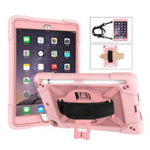 Load image into Gallery viewer, Contrast Color Silicone + PC Combination Case with Holder, For iPad mini 3